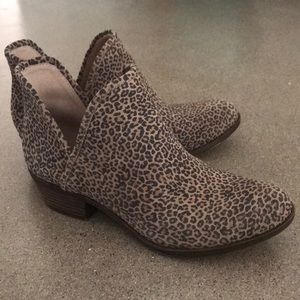 Sassy leopard booties